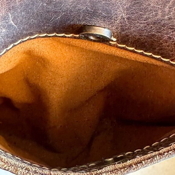 PATRICIA Nash Distressed Leather Tote Benvenuto Chocolate dark chocolate - Picture 9 of 15